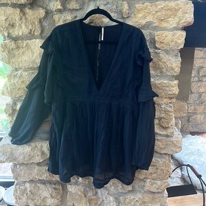 FREE PEOPLE•Navy Dress/Romper